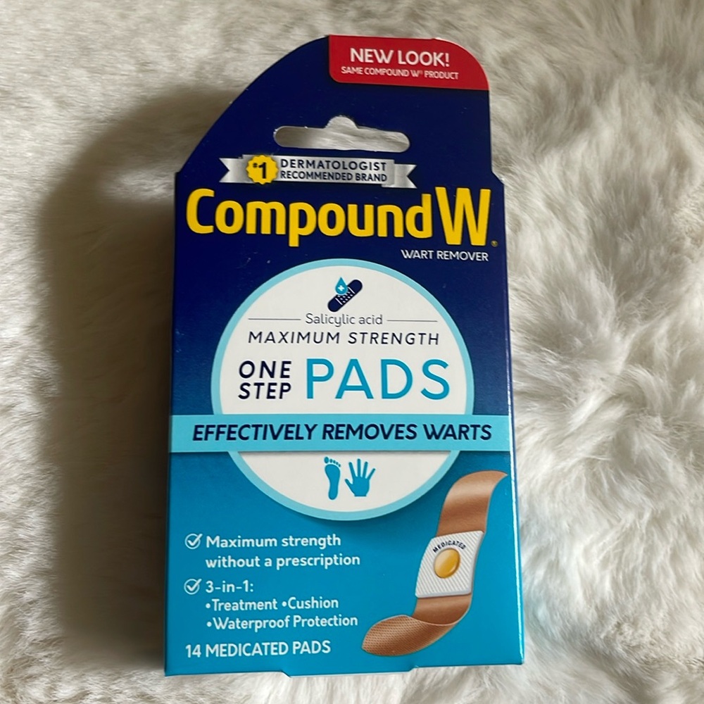 New in original box from pharmacy Compound W One Step Pads purchased April 2024
